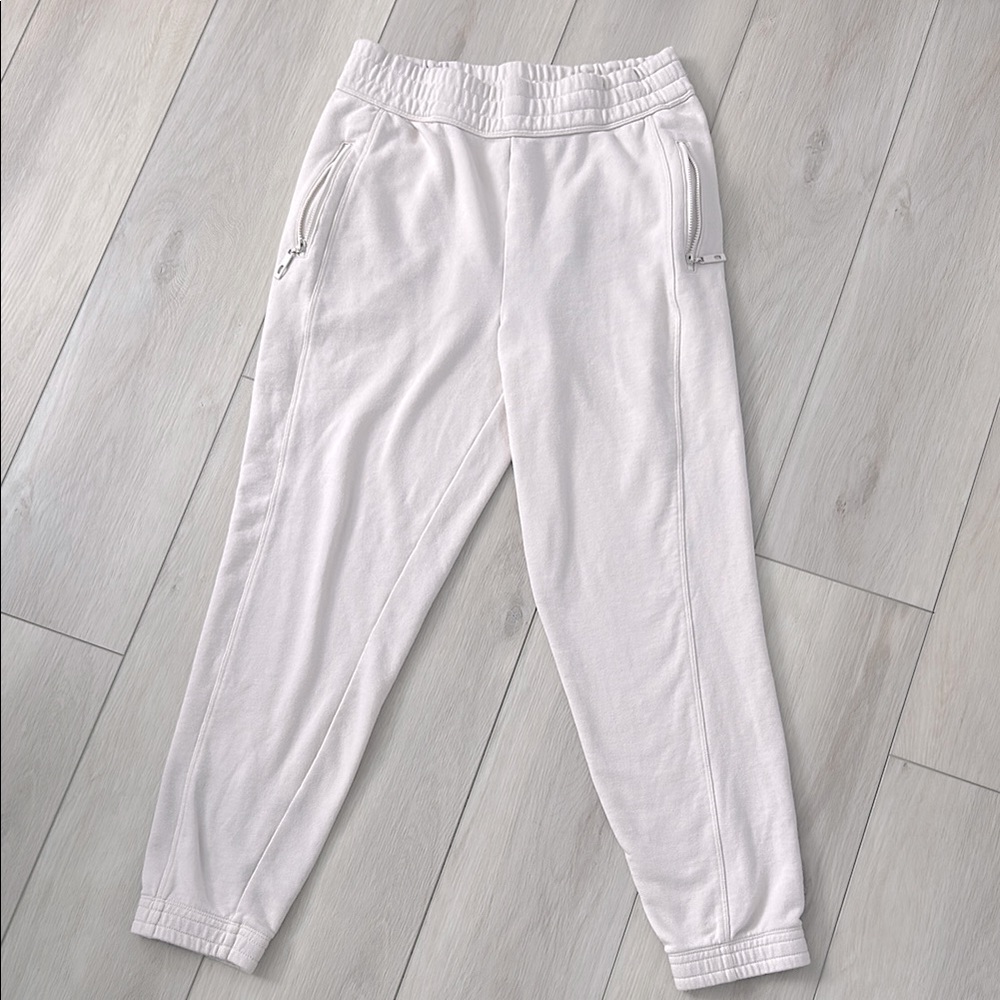 Fabletics Eco-Conscious Slim Joggers Women’s Medium Beige EUC